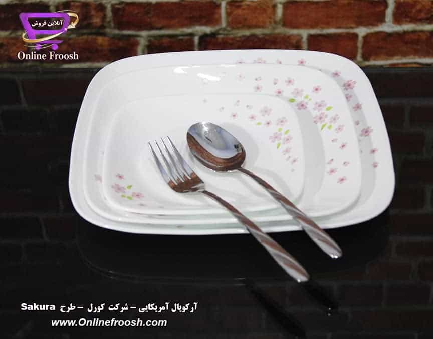 سرویس آرکوپال کورل آمریکا طرح ساکورا Corelle Sakura