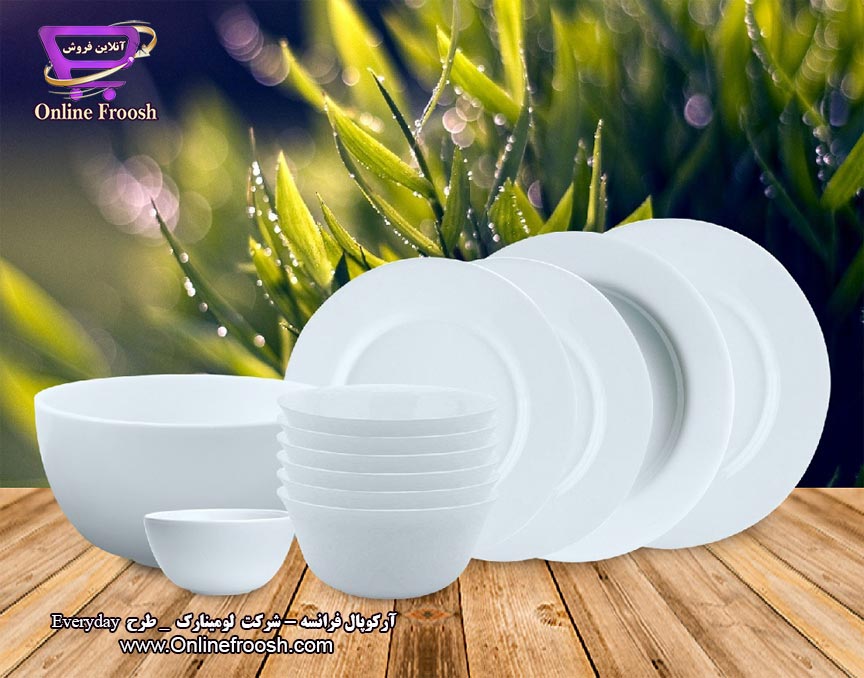 سرویس آرکوپال لومینارک فرانسه طرح اوری دی  Luminarc Everyday