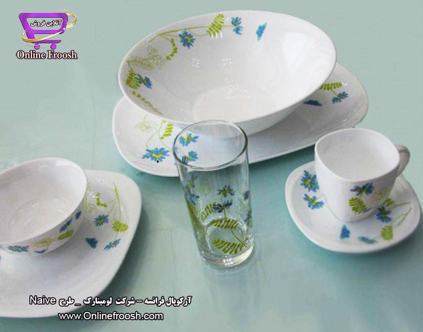 سرویس آرکوپال لومینارک فرانسه طرح نایو Luminarc Naive