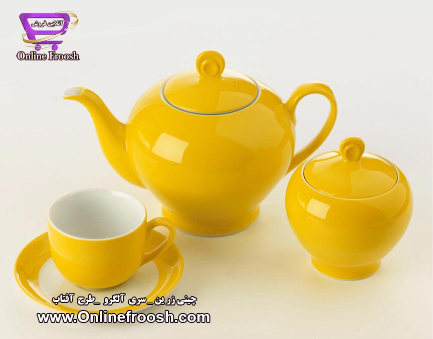 چینی زرین سری آلگرو طرح آفتاب